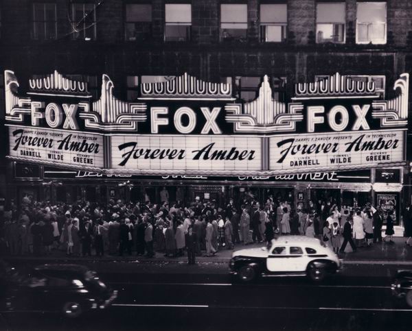Fox Theatre - 1947 Marquee Shot (newer photo)